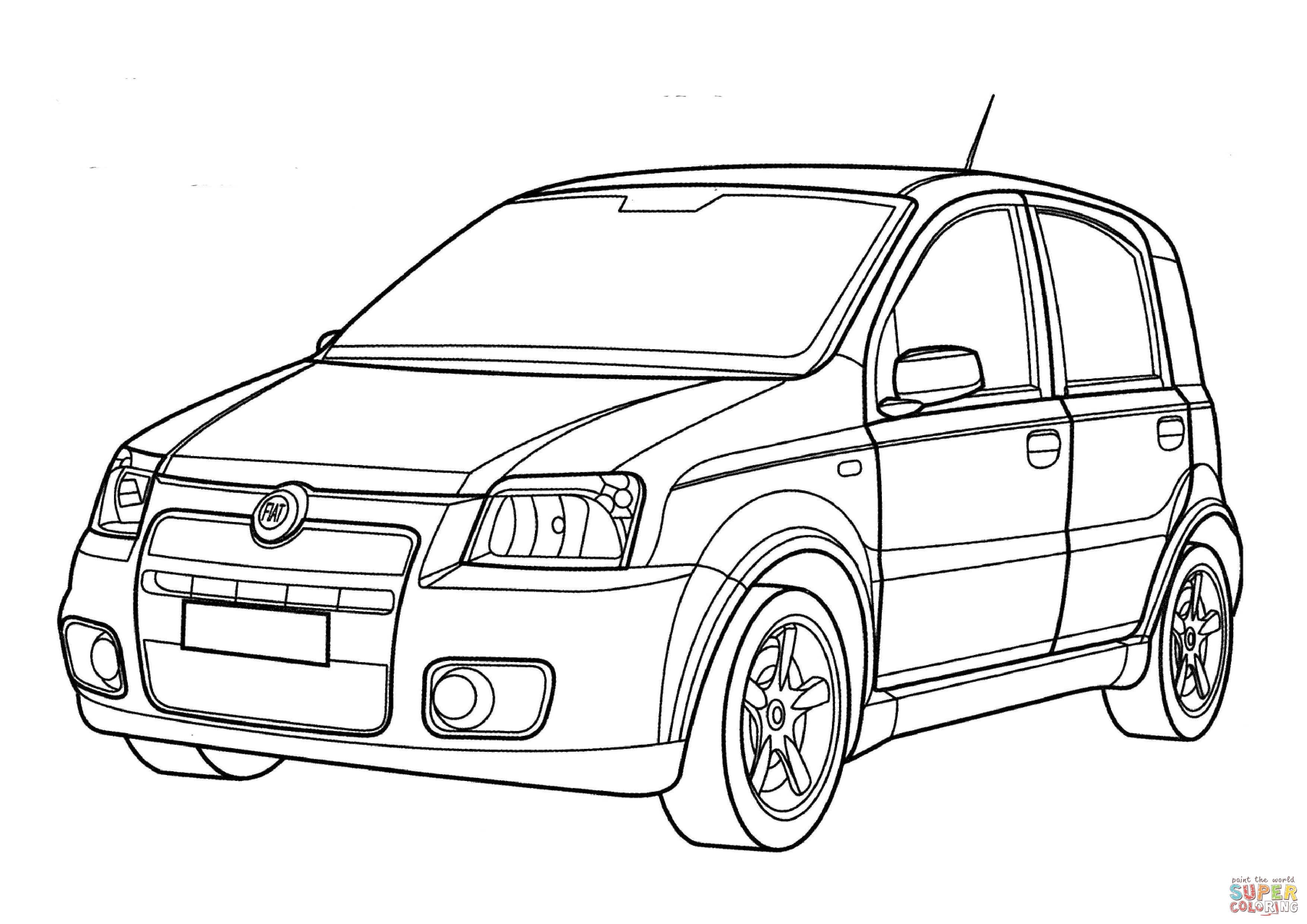 Çocuklar İçin Fiat Boyama Sayfaları 