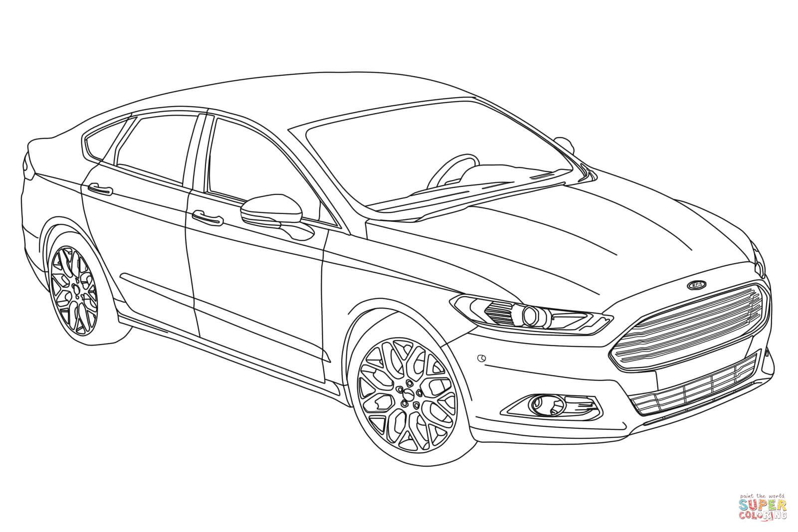 Çocuklar İçin Ford Boyama Sayfaları 