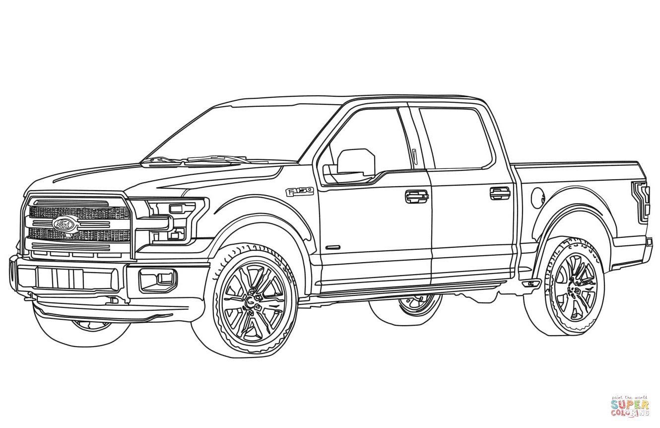 Çocuklar İçin Ford Boyama Sayfaları 