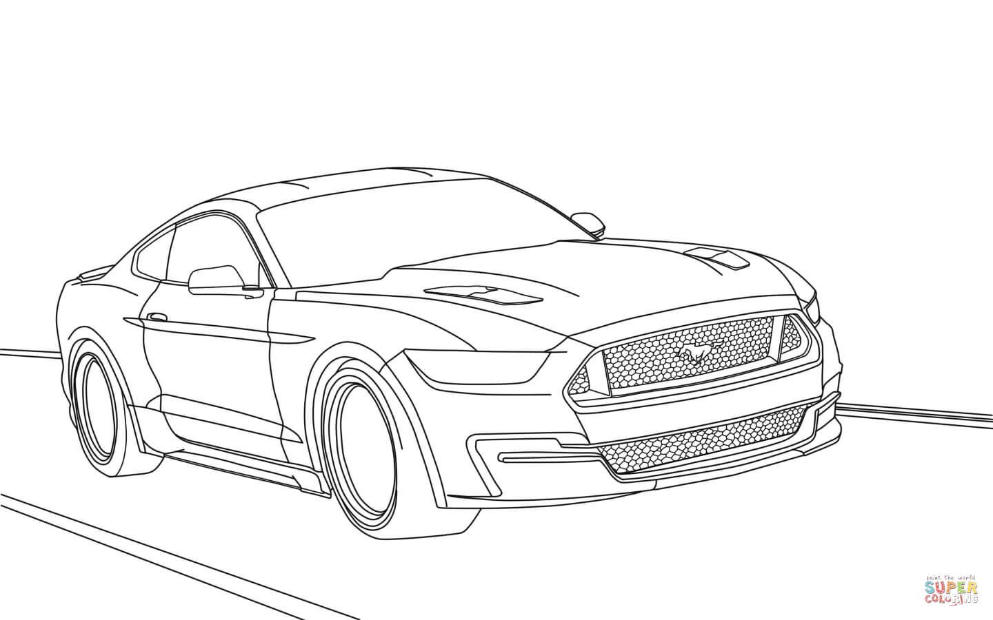 Çocuklar İçin Ford Boyama Sayfaları 