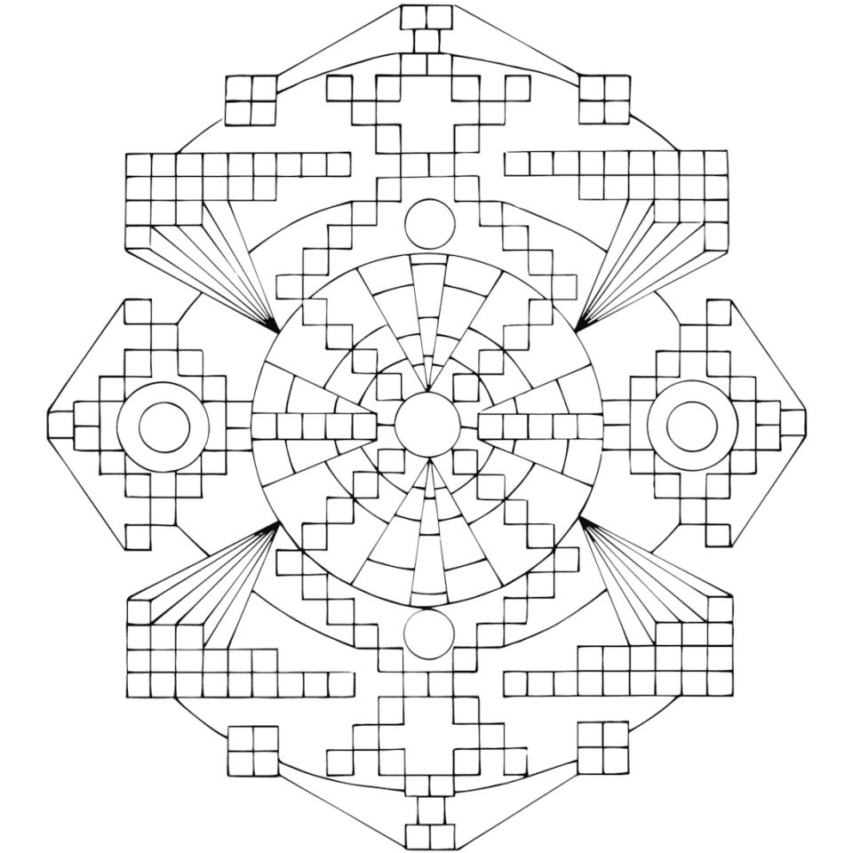 Çocuklar İçin  Yetişkinler için Mandala Boyama Sayfaları 