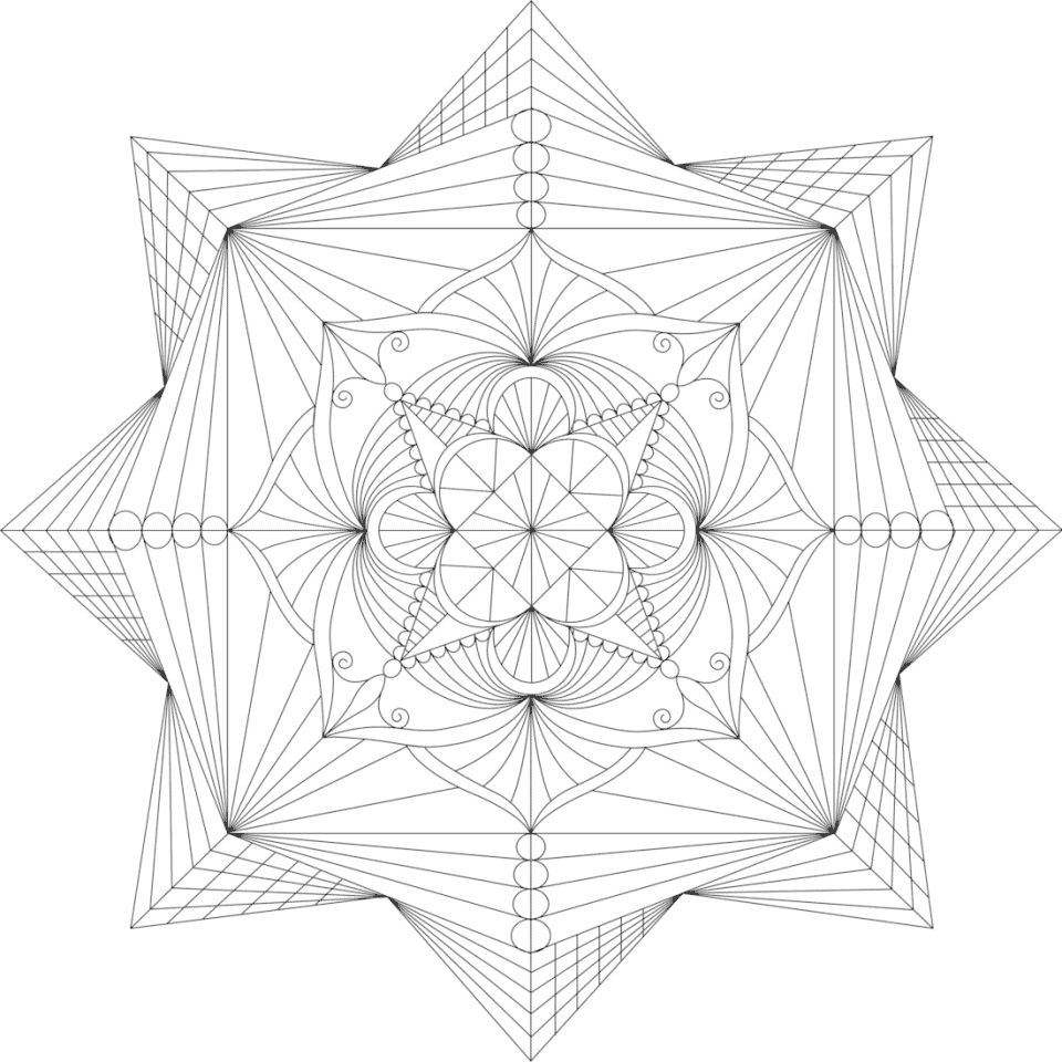 Çocuklar İçin  Yetişkinler için Mandala Boyama Sayfaları 