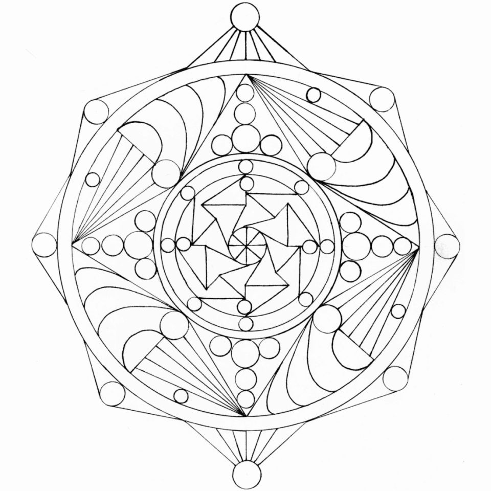 Çocuklar İçin  Yetişkinler için Mandala Boyama Sayfaları 