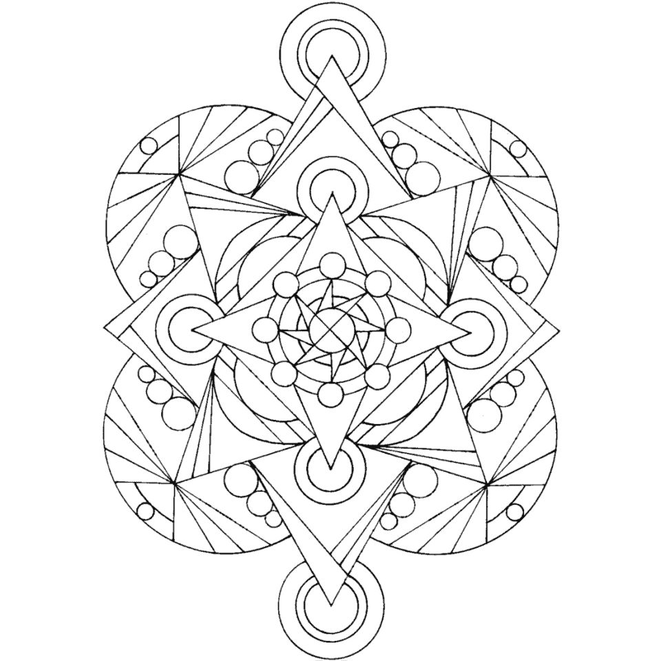 Çocuklar İçin  Yetişkinler için Mandala Boyama Sayfaları 