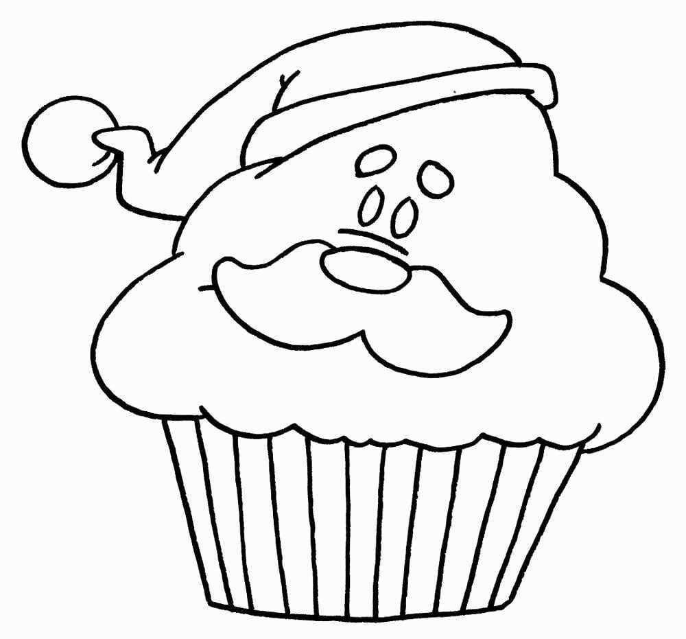 Çocuklar İçin Cup-Cake Boyama Sayfaları 