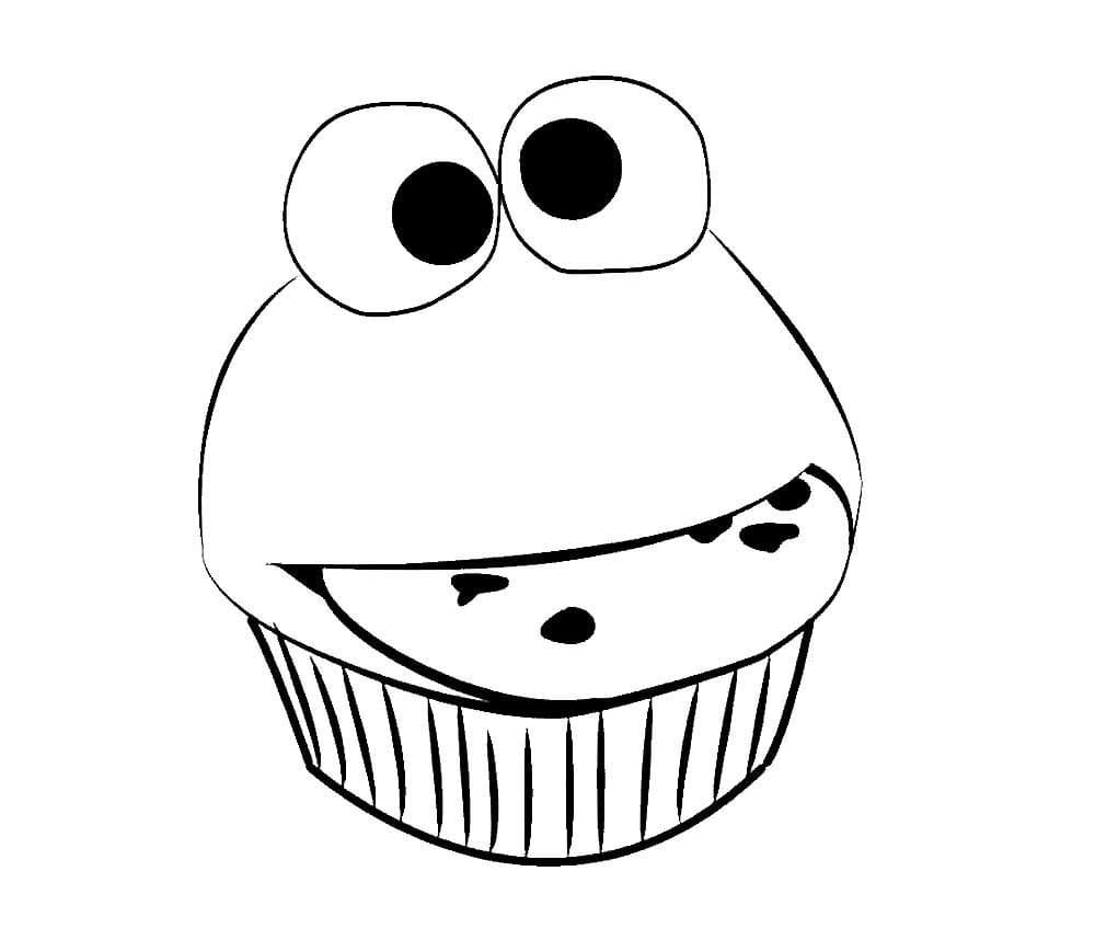 Çocuklar İçin Cup-Cake Boyama Sayfaları 