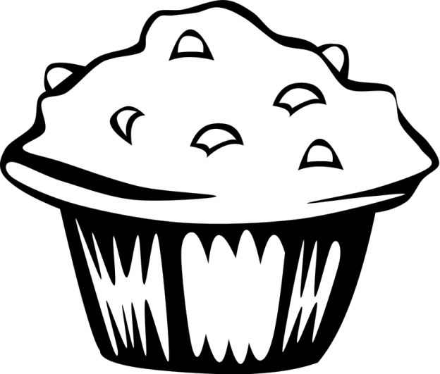 Çocuklar İçin Cup-Cake Boyama Sayfaları 