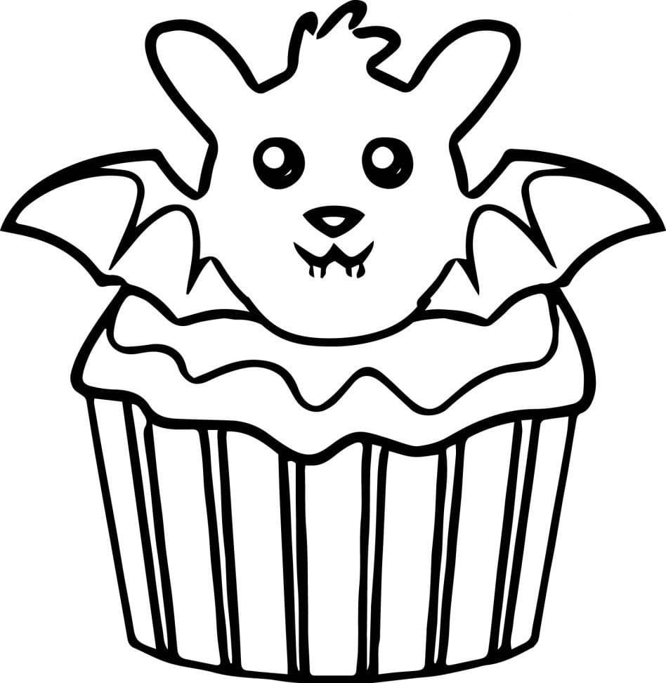 Çocuklar İçin Cup-Cake Boyama Sayfaları 