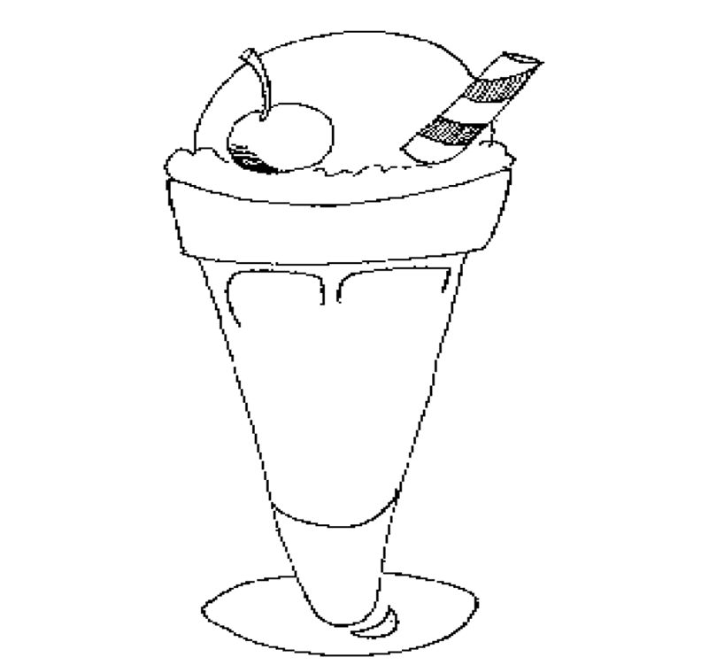 Çocuklar İçin Milkshake Boyama Sayfaları 