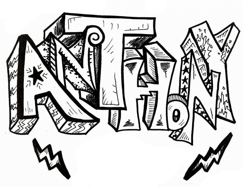 Çocuklar İçin  Grafity Boyama Sayfaları 