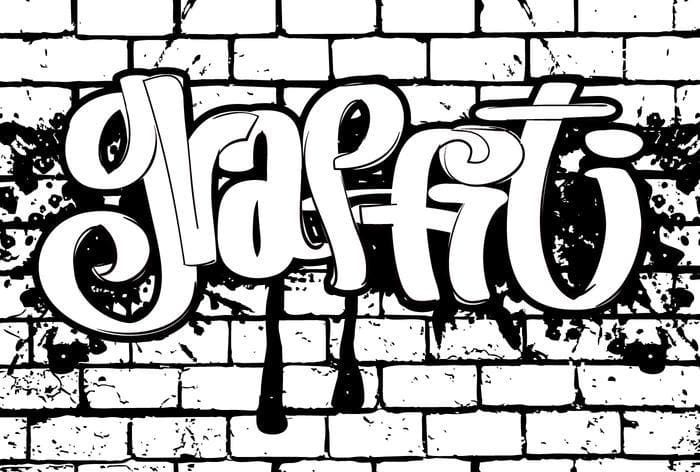 Çocuklar İçin  Grafity Boyama Sayfaları 