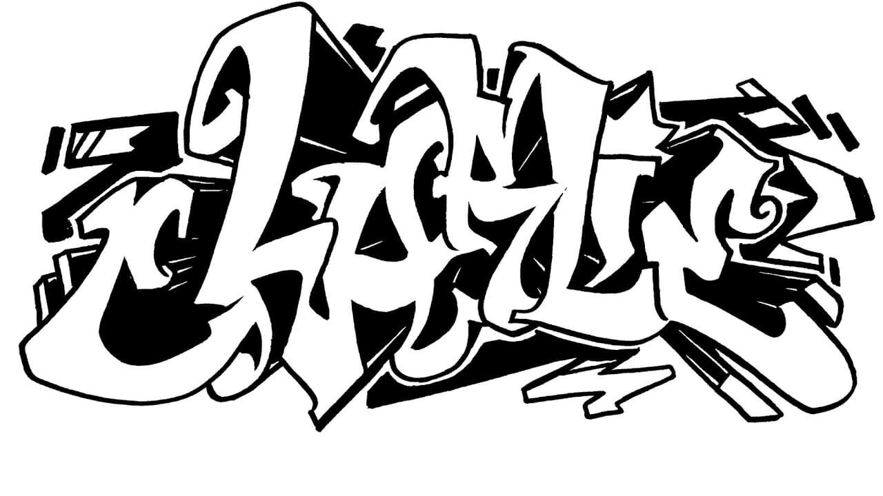 Çocuklar İçin  Grafity Boyama Sayfaları 