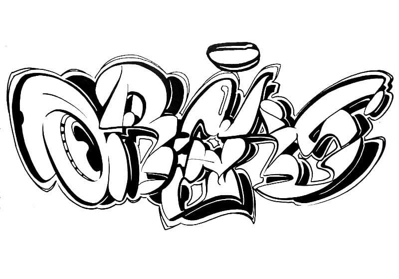 Çocuklar İçin  Grafity Boyama Sayfaları 