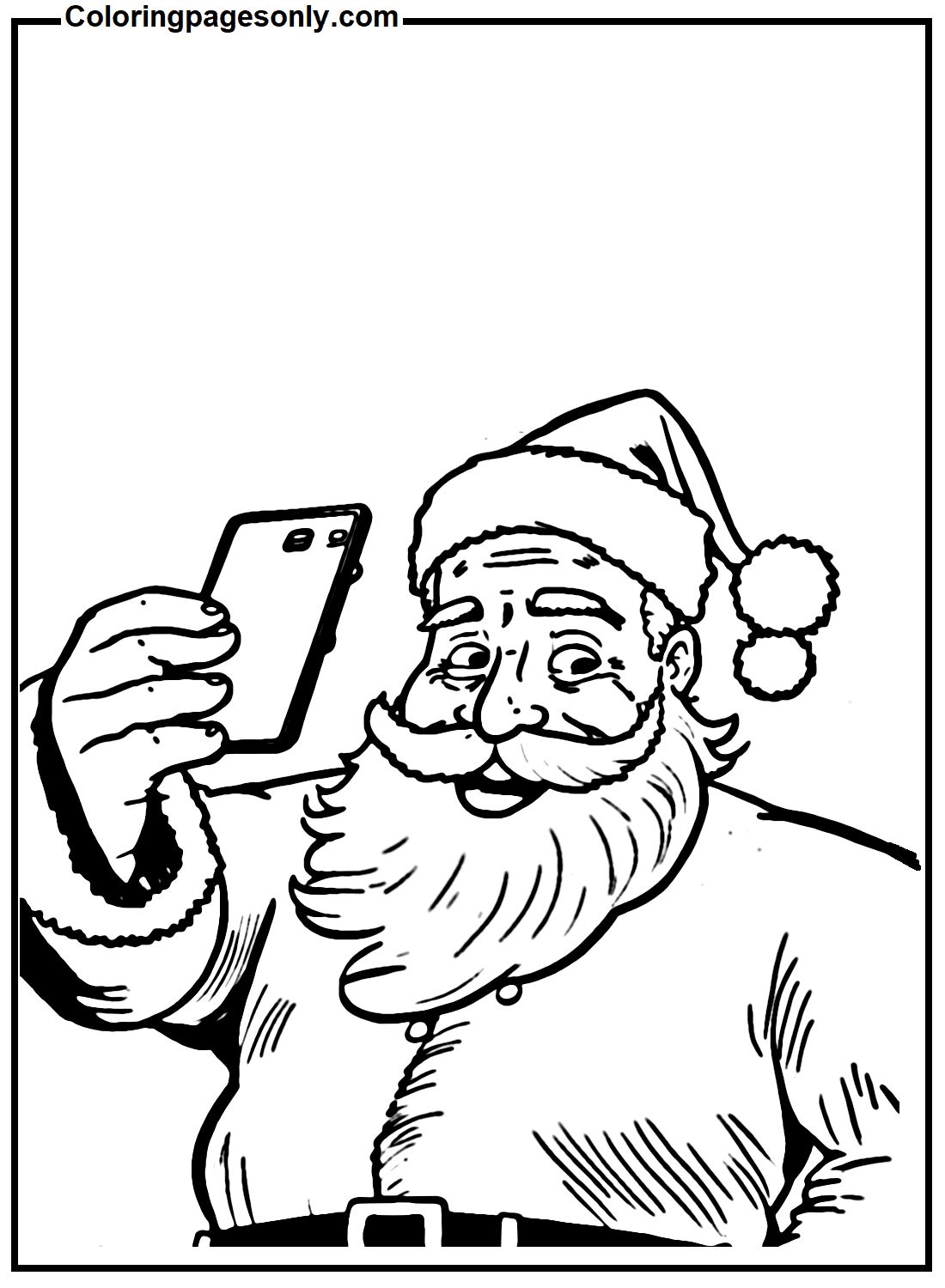 Çocuklar İçin  Selfie Boyama Sayfaları 