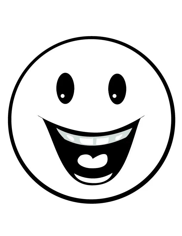 Çocuklar İçin  Emoji Boyama Sayfaları 