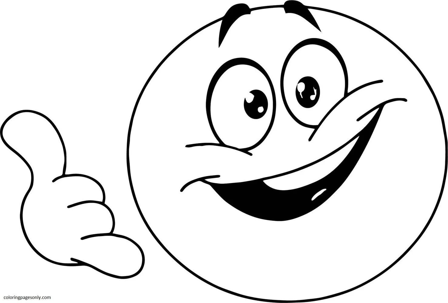 Çocuklar İçin  Emoji Boyama Sayfaları 