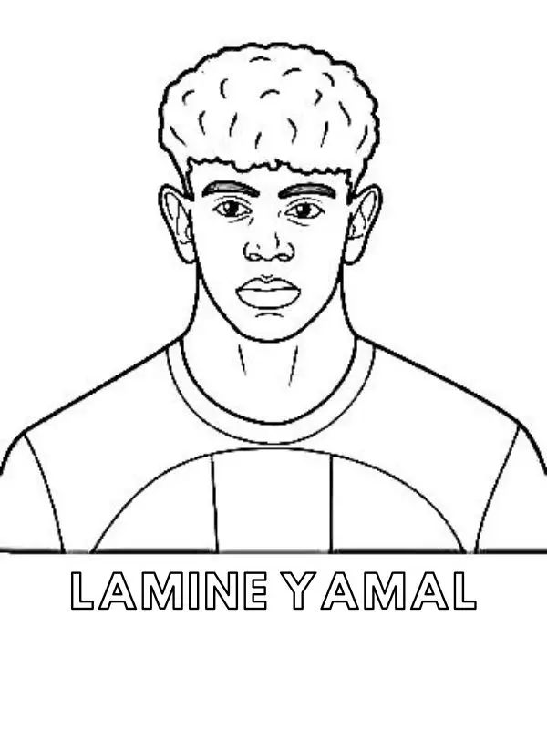 Çocuklar İçin  Ünlüler Lamine-Yamal Boyama Sayfaları 