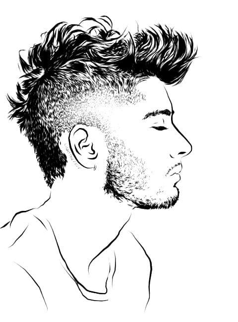 Çocuklar İçin  Ünlüler One-Direction Boyama Sayfaları 