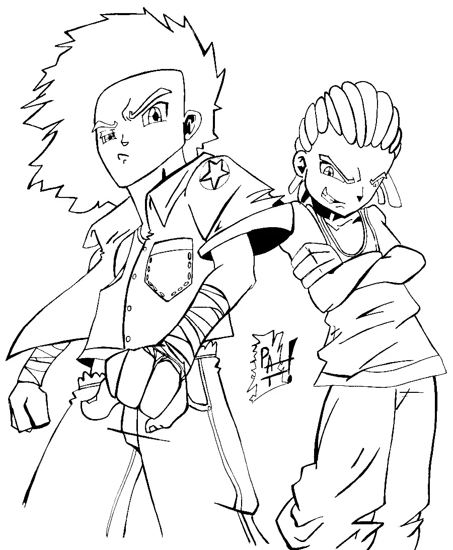 Çocuklar İçin Boondocks Boyama Sayfaları 