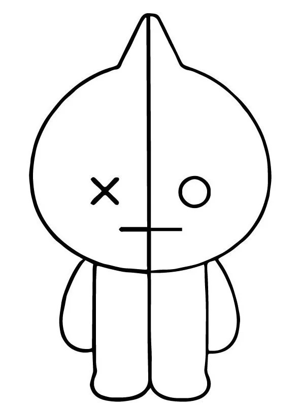 Çocuklar İçin Bt21 Boyama Sayfaları 