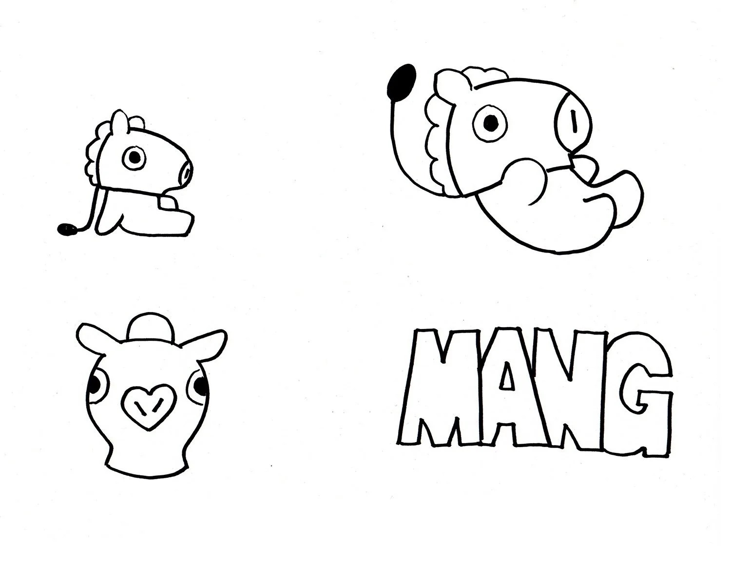 Çocuklar İçin Bt21 Boyama Sayfaları 