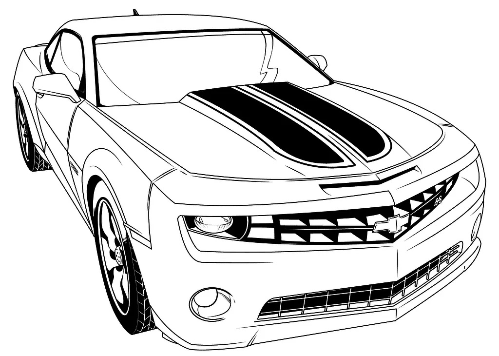 Çocuklar İçin Bumblebee Boyama Sayfaları 