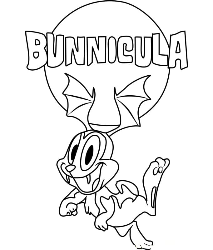 Çocuklar İçin Bunnicula Boyama Sayfaları 