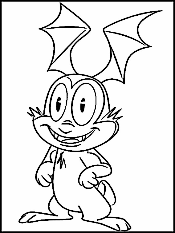 Çocuklar İçin Bunnicula Boyama Sayfaları 