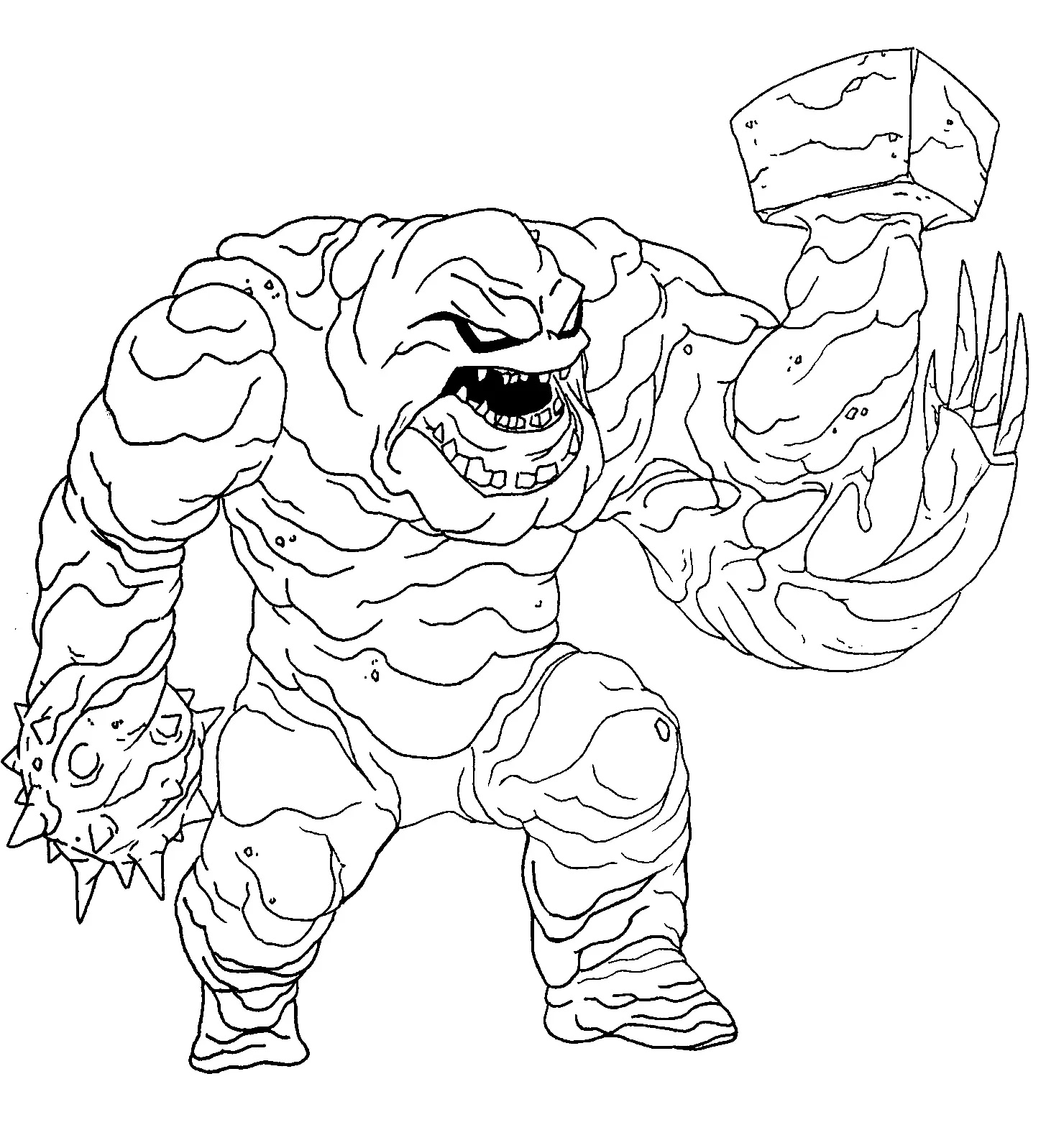 Çocuklar İçin Clayface Boyama Sayfaları 
