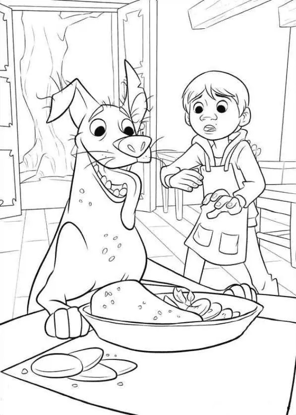Çocuklar İçin Coco Boyama Sayfaları 