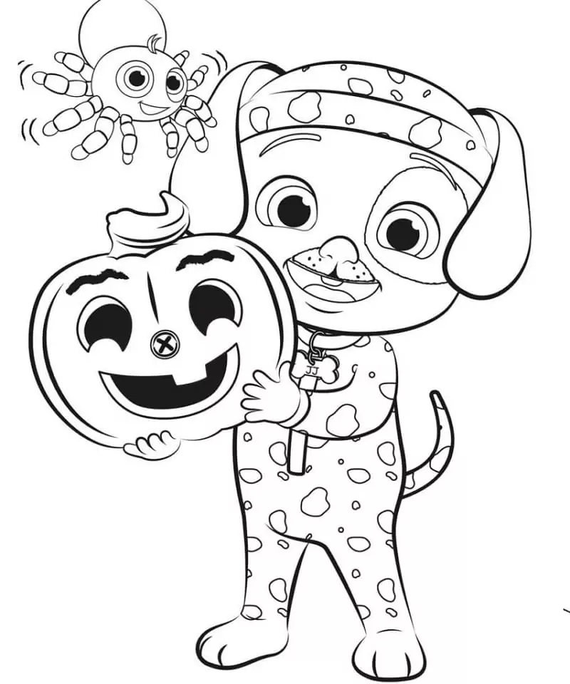 Çocuklar İçin Cocomelon Boyama Sayfaları 