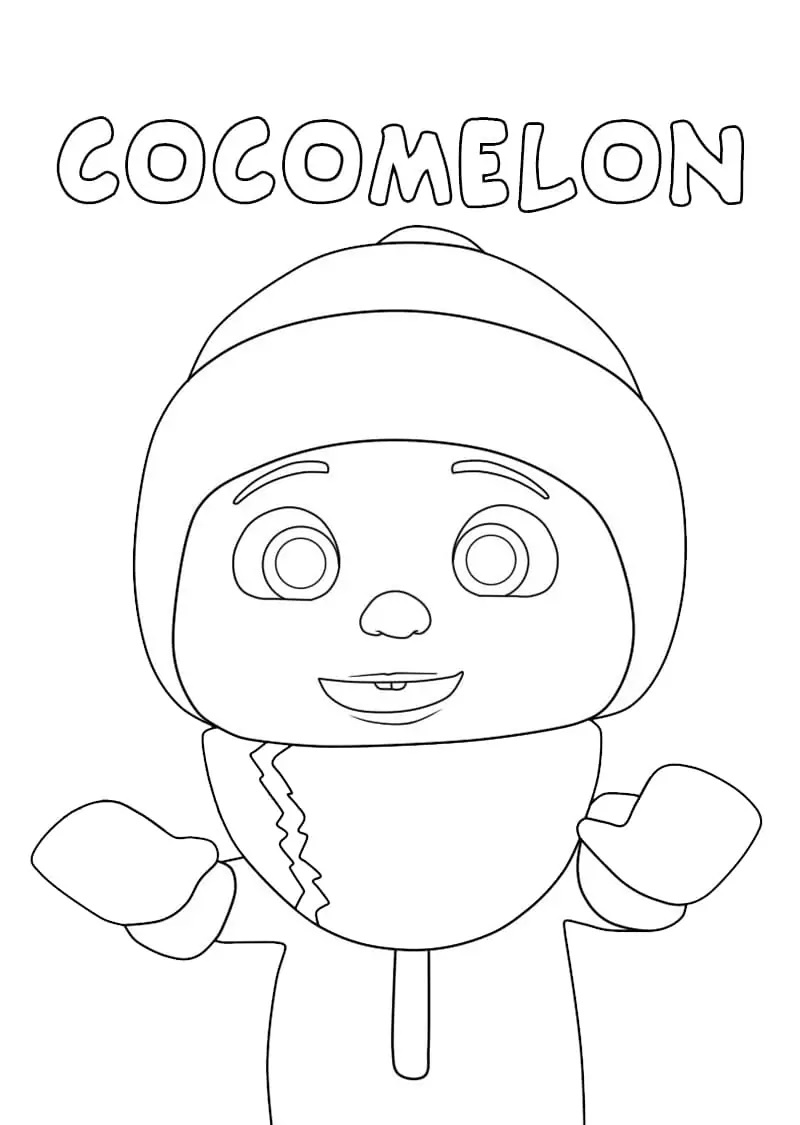 Çocuklar İçin Cocomelon Boyama Sayfaları 