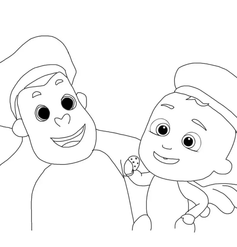 Çocuklar İçin Cocomelon Boyama Sayfaları 