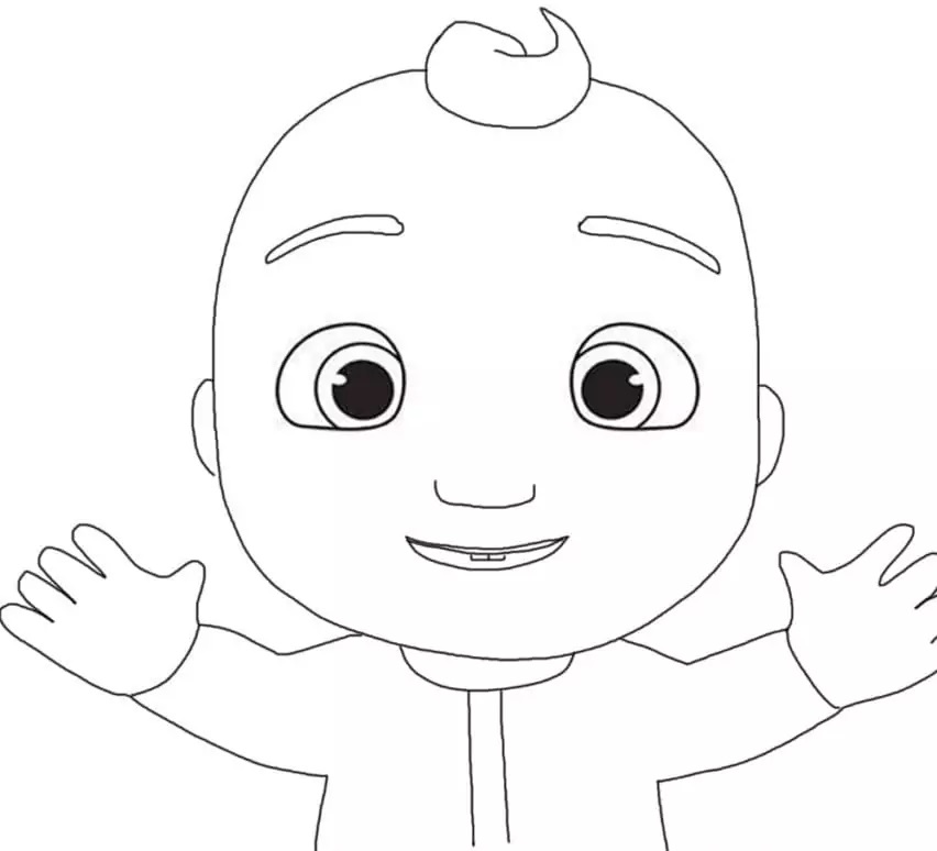 Çocuklar İçin Cocomelon Boyama Sayfaları 