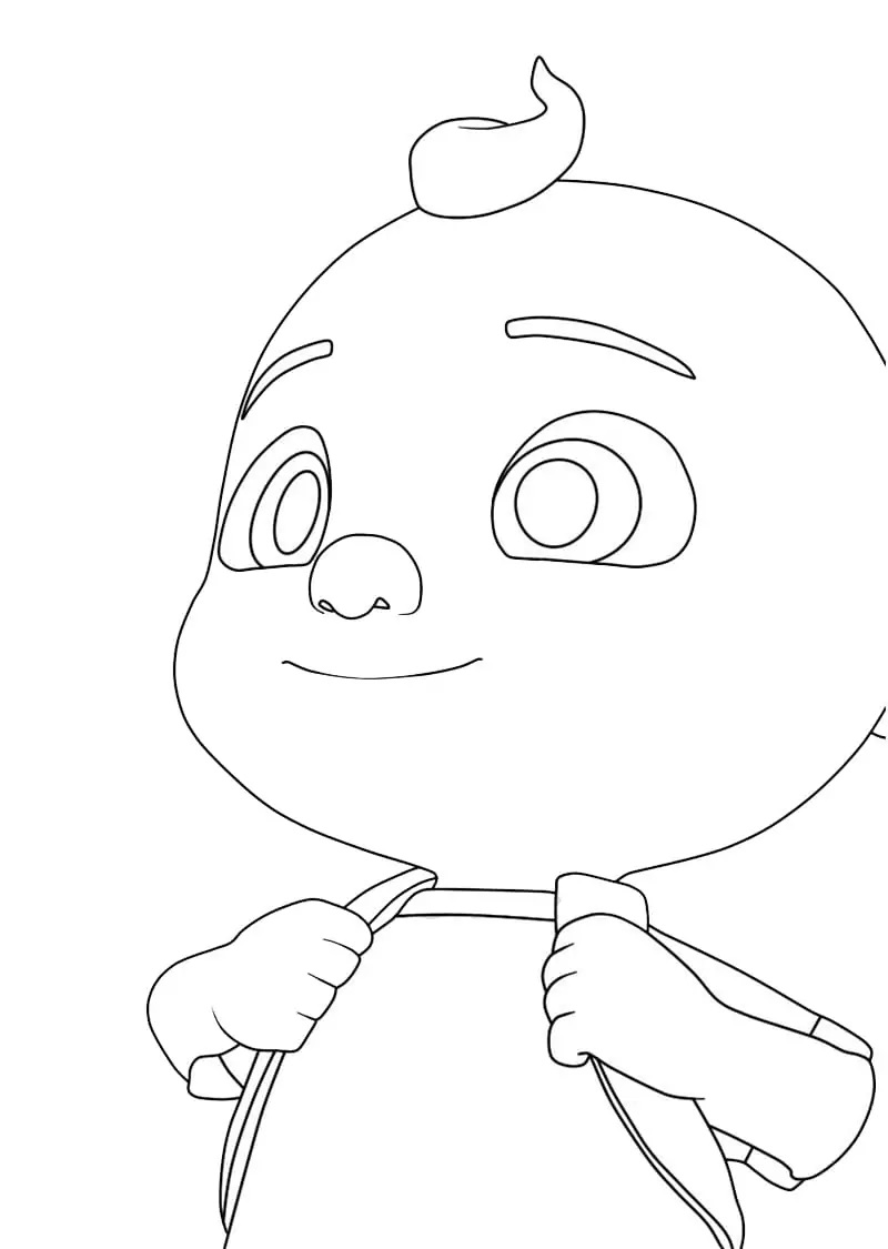 Çocuklar İçin Cocomelon Boyama Sayfaları 