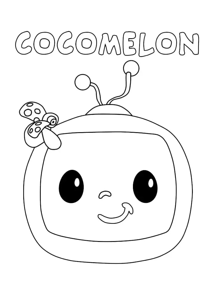 Çocuklar İçin Cocomelon Boyama Sayfaları 