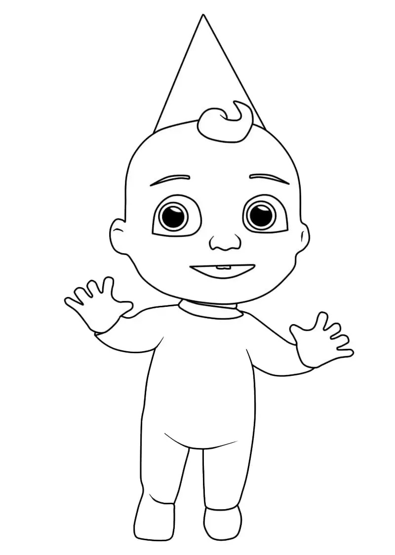 Çocuklar İçin Cocomelon Boyama Sayfaları 