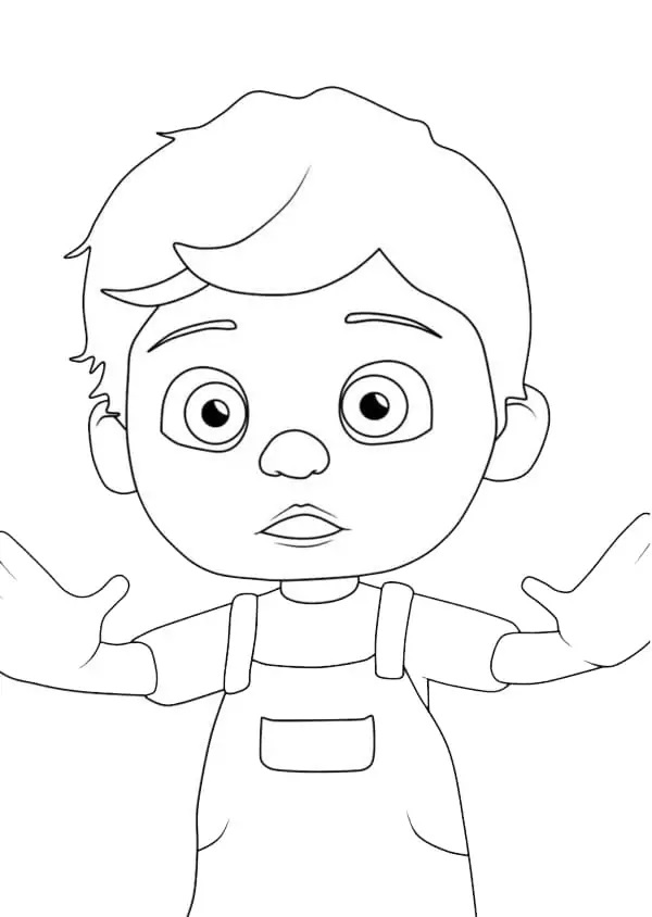 Çocuklar İçin Cocomelon Boyama Sayfaları 