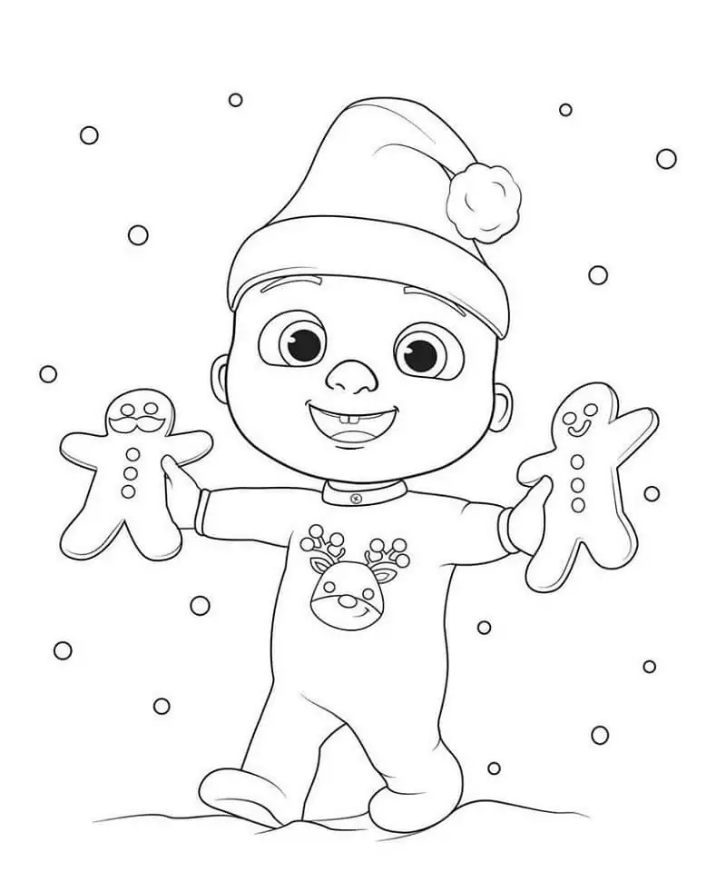 Çocuklar İçin Cocomelon Boyama Sayfaları 