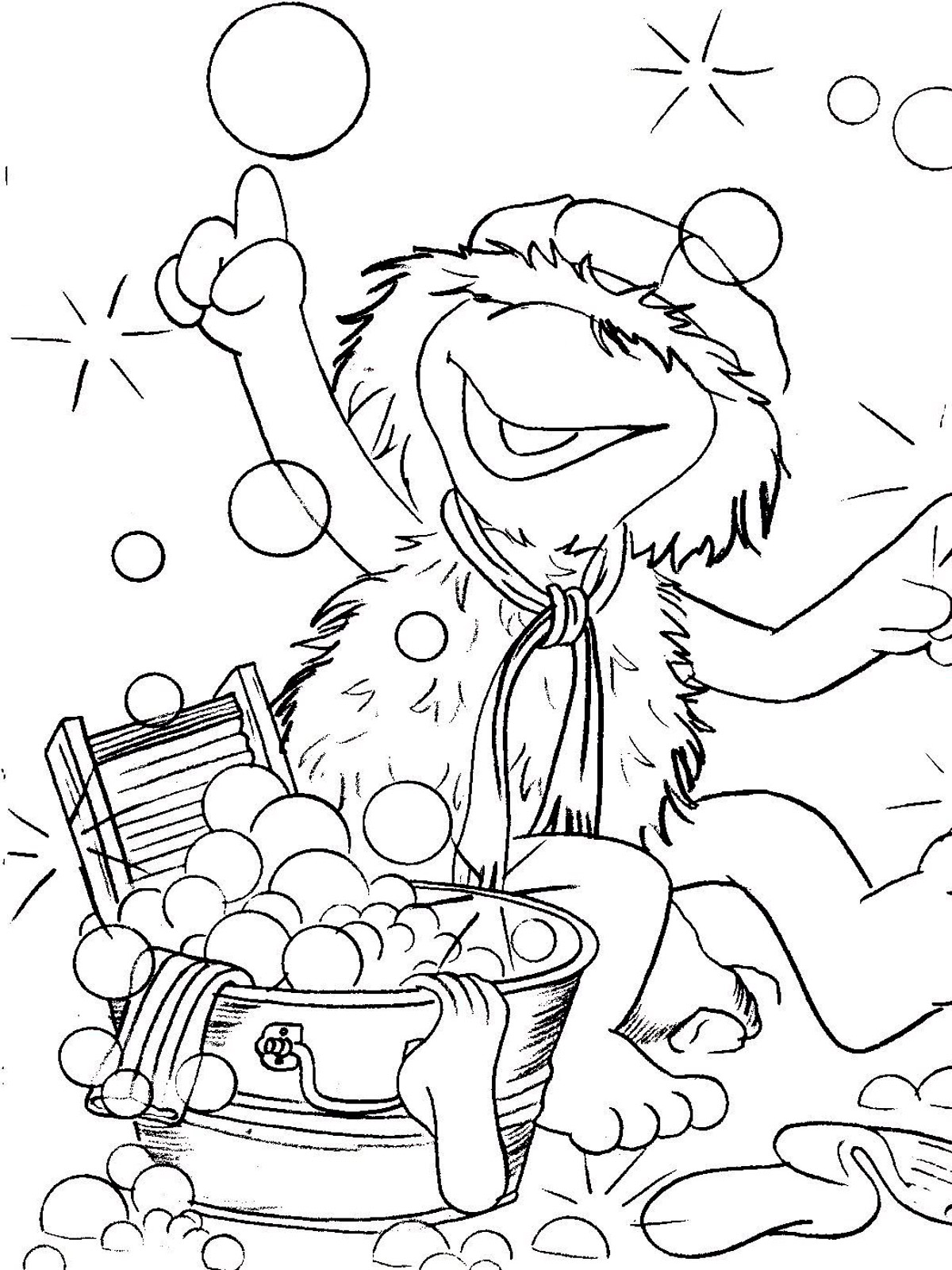 Çocuklar İçin Fraggles Boyama Sayfaları 