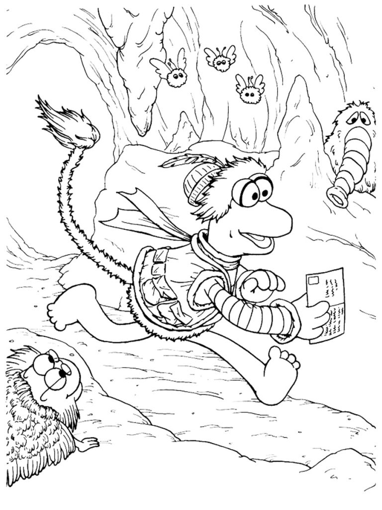 Çocuklar İçin Fraggles Boyama Sayfaları 