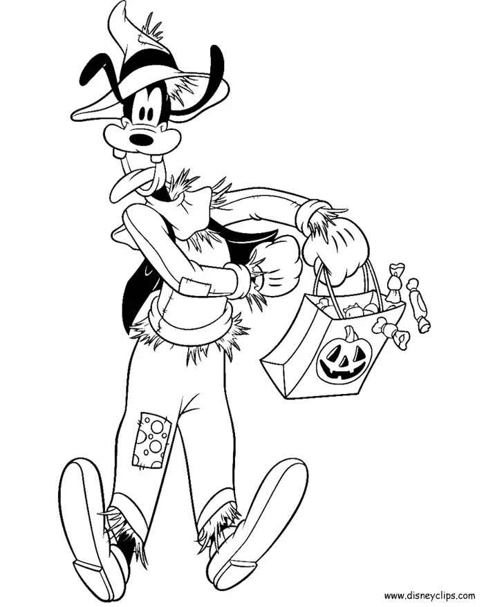Çocuklar İçin Goofy Boyama Sayfaları 