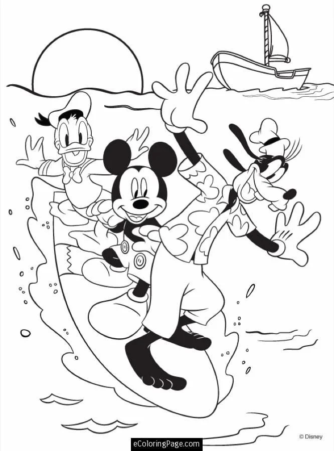 Çocuklar İçin Goofy Boyama Sayfaları 