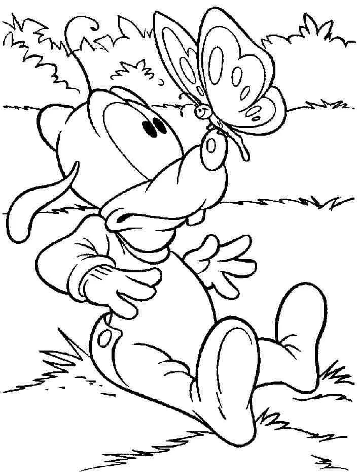 Çocuklar İçin Goofy Boyama Sayfaları 
