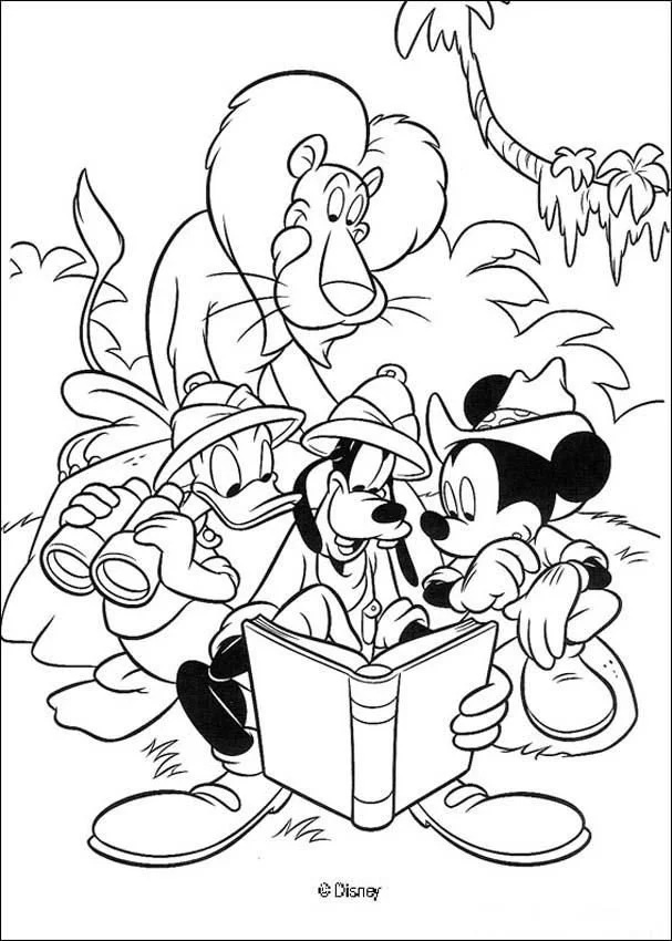 Çocuklar İçin Goofy Boyama Sayfaları 