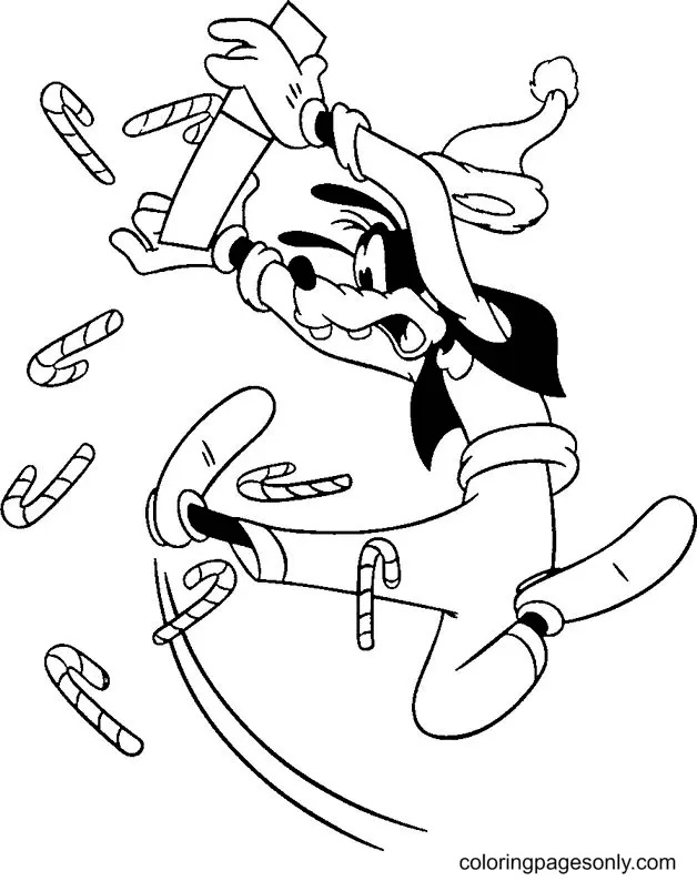 Çocuklar İçin Goofy Boyama Sayfaları 