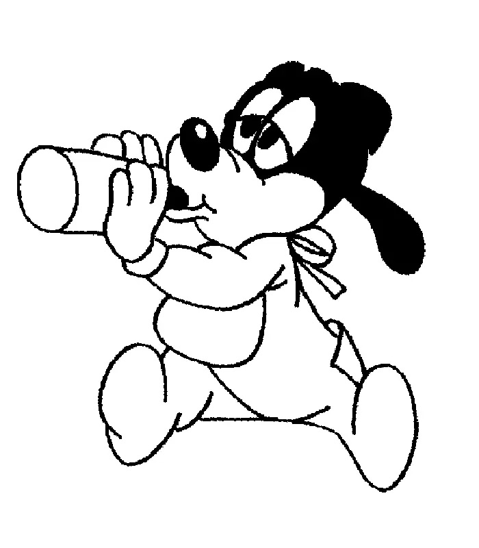 Çocuklar İçin Goofy Boyama Sayfaları 