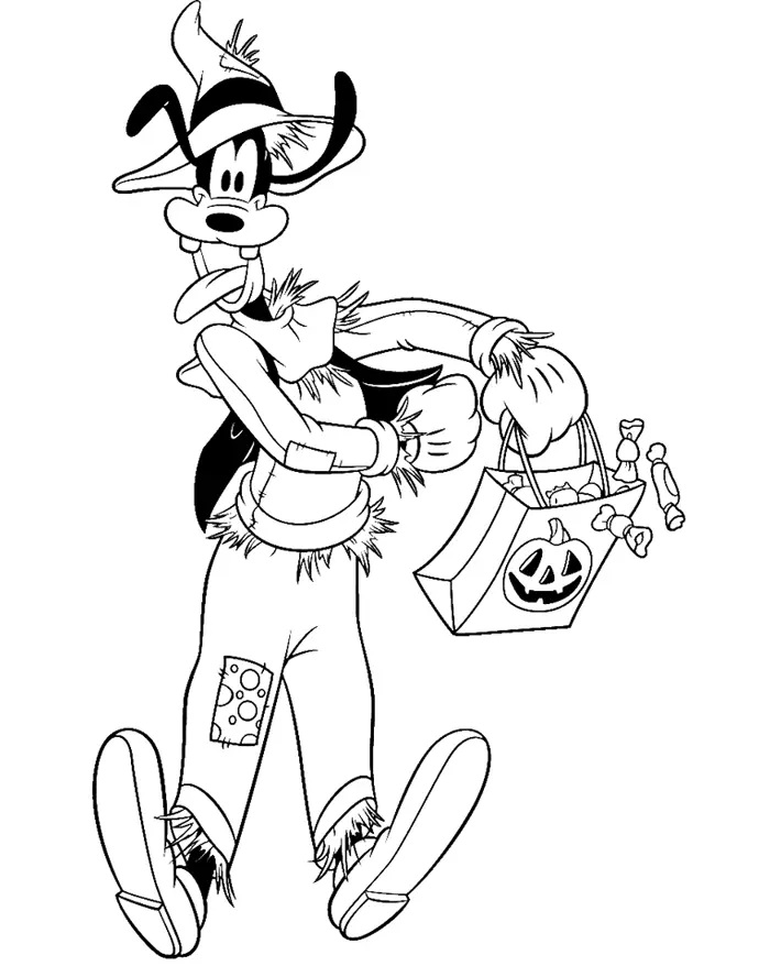 Çocuklar İçin Goofy Boyama Sayfaları 
