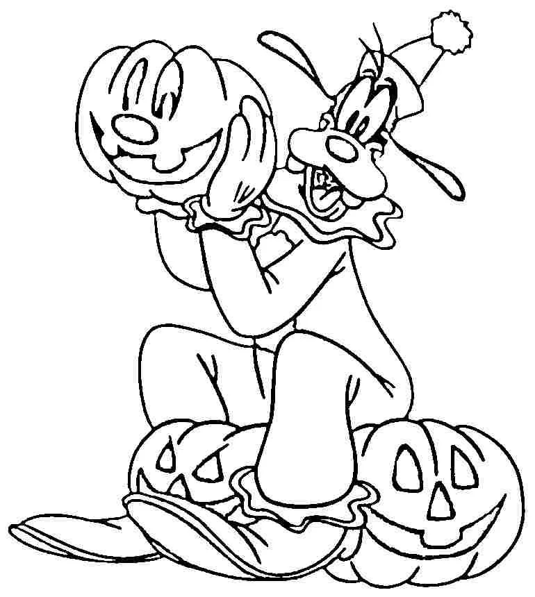 Çocuklar İçin Goofy Boyama Sayfaları 