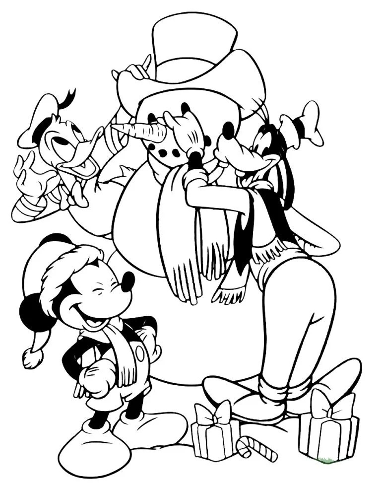 Çocuklar İçin Goofy Boyama Sayfaları 